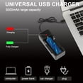 thumbnail image 7 of WOLFWAY Dive Light, IPX8 Waterproof 2000 Lumen 3-Mode Underwater Diving Flashlight with Charger, Black, 7 of 7