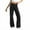 Black, variant on Sakmal Khaki Pants for Women Work Casual Cargo Straight Leg High Waisted Full Length Plain Yellow Pants with Pockets