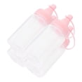 thumbnail image 4 of HOOWIFFY 4PCS Container Squeeze Bottles Pink PP Prevent Waste Kitchen Tools Home Cooking, 4 of 8