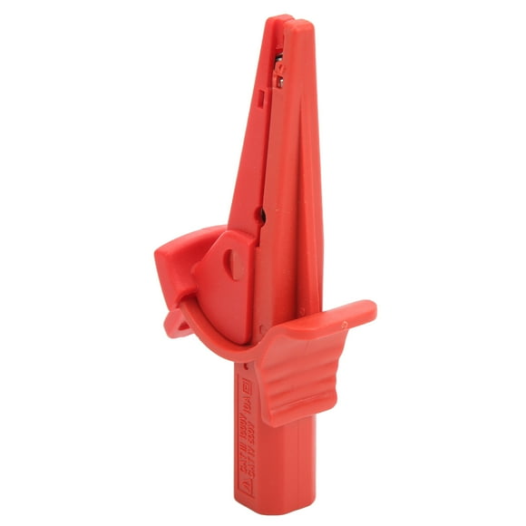 Insulated Test Clamp Safe 20mm/0.78in Opening Current Test Clip With 4mm Banana Socket For Car Trucks Electrical Projects Voltage Testers 600V-1000V/10A