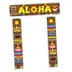 thumbnail image 3 of Decoración para fiesta luau, letreros tropicales Aloha para puerta de porche, decoración para colgar en la pared Banner pareado, 3 of 9