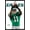 Black Framed Version, variant on NFL Philadelphia Eagles - A.J. Brown Feature Series 24 Wall Poster with Push Pins, 14.725" x 22.375"