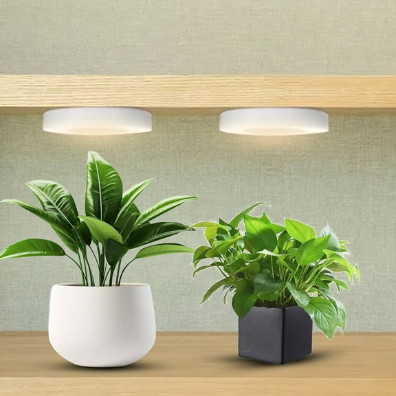 Ceiling Grow Light For Indoor Plants. LED Full Light Under Cabinet Growing Lamp With 3/9/12H Auto Timer.