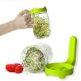 thumbnail image 2 of Less Than 5 Closure Bags & lids & Boxes Sprouting Jar Lids Growing Kit for Wide Mouth Mason Jar Indoor Germination Kit Sprouter Sprout Maker for Broccoli Radish Mix, 2 of 9