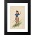 thumbnail image 2 of Will R. Barnes 11x14 Black Modern Framed Museum Art Print Titled - Cow Girls-Act I (1913), 2 of 5
