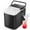 Black with Handle, variant on Countertop Ice Maker, Portable Ice Machine Self-Cleaning, 9 Cubes in 6 Mins, 26 lbs/24Hrs, 2 Sizes of Bullet Ice for Home Party Office,