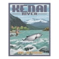 thumbnail image 2 of Kenai River, Alaska, Salmon Fisherman (1000 Piece Puzzle, Size 19x27, Challenging Jigsaw Puzzle for Adults and Family, Made in USA), 2 of 4
