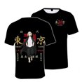 thumbnail image 1 of Camiseta de anime japonés Impresión digital 3D Cuello redondo Manga corta Camisa de cobertura, 1 of 2