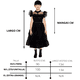 thumbnail image 2 of Disfraz Vestido Merlina Addams Noche de Fiesta para Dama Talla Chica, 2 of 8