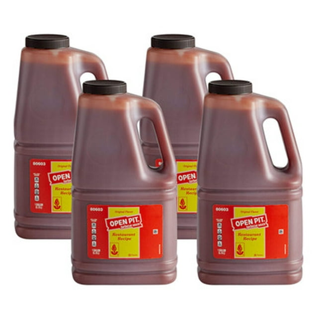 Open Pit Sauce BBQ Originale 1 Gallon - 4/caisse / Saveur Éprouvée pour un Barbecue Parfait