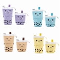 thumbnail image 2 of Telescopic Pen Holder Expandable Pencil Case Cute Milk Tea Design For School Office Supplies, 2 of 7
