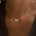 thumbnail image 3 of Turandoss 14K Gold Plated Heart Initial Cz Necklace for Women Girls Dainty Letter A-Z Choker Pendant Jewelry Trendy Fashion Accessories Personalized Christian Gifts for Women Girls, 3 of 8