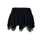 thumbnail image 3 of Mini Vestido Falda informal Y2k de encaje de doble capa para adelgazar para mujer, salida de vacaciones (negro XS) Ygjytge para Mujer Negro T L, 3 of 9
