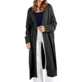 thumbnail image 2 of Long Cardigan Sweaters for Women Long Sleeve Loose Casual Open Front Knit Coatigan with Pockets Fall Winter Sweater Coats, 2 of 7
