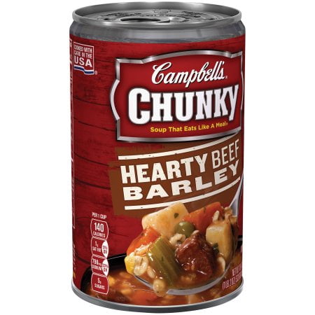 Campbell S Chunky Hearty Beef Barley Soup Walmart Com Walmart Com