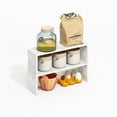 thumbnail image 5 of Furinno Helena 18-Inch Kitchen Counter Stackable Organizer Shelf, Light Marble, Set of 2, 5 of 6