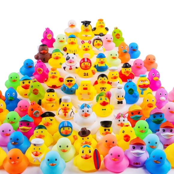 35 Patitos de Goma MEZHOBBY para Jeep, Juguetes de Baño y Recuerdos para Fiestas