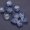Dark Blue, variant on 10pcs 15x12mm Petal Shape Lampwork Glass Loose Pendants Beads For Jewelry Making-Random Mixed