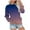 Purple##1, variant on Jsaierl Womens Sweatshirts Plus Size Gradient Trendy Sweatshirts Round Neck Tunic Pullover Tops Oversized Long Sleeve Shirts Fall Saving