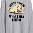 thumbnail image 3 of Avatar - The Last Airbender - Appa Hungry - Men's Long Sleeve T-Shirt, 3 of 5