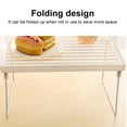 thumbnail image 5 of Bobasndm Folding Storage Rack for Cabinets, Stackable Shelves for Kitchen Counter, Bathroom, Home Office,Countertop Stackable Shelf Organizer,Pantry Storage Organization, 5 of 9