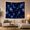 Glowing Wings, variant on Celestial Nightscape with Dragonflies and Crescent Moons, Mystical Fantasy Style for Space Lovers, Celestial Home Decor, Mother's Day Gift Tapestry Wall Hanging for Bedroom and Living Room