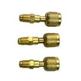 thumbnail image 2 of Brass Internal Adapter For R32 And R454B Tanks With Sae 14 Reverse Thread, 2 of 8