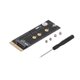 thumbnail image 3 of M.2 NVME M Key SSD a PCI- E 4X Adaptador Convertidor de instalación vertical para PC de es Abanopi Tarjeta adaptadora, 3 of 6