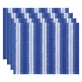 thumbnail image 1 of Simply Daisy 18" x 14" Sea Lines Stripe Print Placemat, Set of 4, 1 of 6