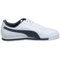 thumbnail image 3 of PUMA Men's Roma Basic Fashion Sneaker, White/New Navy - 12 D(M) US, 3 of 4