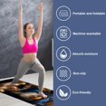 thumbnail image 2 of Hanukkah Yoga Towel with Storage Bag, 72.8"x26.8" - Suitable for Yoga, Pilates, Fitness, Gym Towel - Multi-functional Yoga Blanket Included, 2 of 6