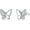 Butterfly Earrings, variant on Red Cardinal/Blue Jay Bluebird Stud Earrings 925 Sterling Silver "Our Love Never Dies" Jewelry Gifts for Women Mom