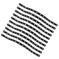thumbnail image 4 of SHISUYAN 10 pcs Plastic Hanger Display and Connecting Strips for Clothes Organization, 4 of 8