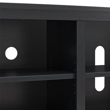 MAINSTAYS PARSONS TV STAND FOR TVS UP TO 50″, BLACK OAK FINISH