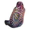 thumbnail image 2 of Wukai Fireworks2 Full Set Car Seat Covers with Soft Padding Universal Auto Front Seats Protector and Cushion Mat, 2 of 5