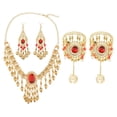 thumbnail image 4 of Conjunto de danza del vientre Hugo Collar Pendientes sin cadena para cabeza, 4 of 10