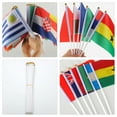 thumbnail image 2 of 100pcs Flagpole for Flags Hand Waving Flagpoles Natural Plastic Flagpoles Flag Pole Sticks Replacements, 2 of 8