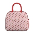 thumbnail image 2 of Lunch Bag Lunch Box for Women Reusable Insulated Lunch Bags,Water-Resistant Strawberry Pattern Cooler Lunch Tote Bag, Large Capacity for Work Travel Picnic, 2 of 6
