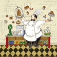 thumbnail image 1 of Gango Editions PDXGLA539SMALL Affiche de Pâtisserie de Chef par Pamela Gladding, 12 x 12 - Petit, 1 of 1