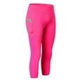 thumbnail image 1 of Frontwalk Women Stretch Capri Yoga Leggings Pants with Pockets Elastic High Waist Tights for Workout Gym Bike Exercise, 1 of 3