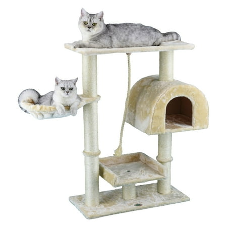 UPC: 0852134002470 | Go Pet Club 36 in. Samson Beige Cat Tree – F16