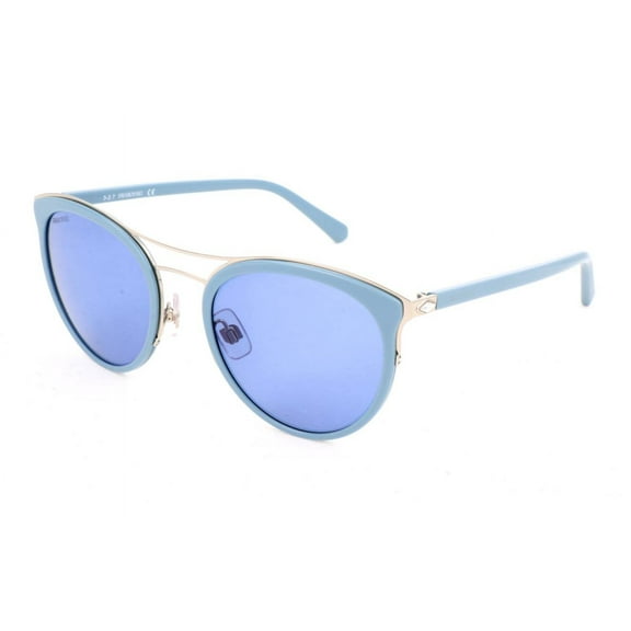 Swarovski sunglasses SK0177 WOMAN 54/21/135 84V SHINY LIGHT BLUE