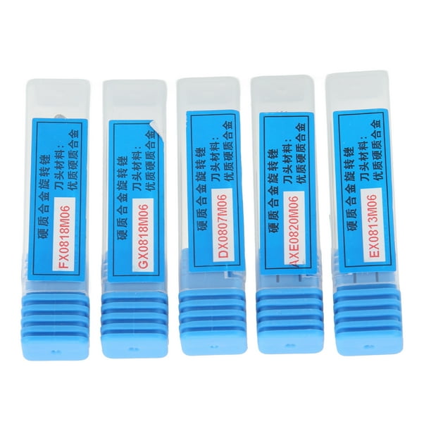 Fresas de corte de carburo, 5 piezas/juego, limas rotativas de carburo de tungsteno, brocas para amoladora de matriz, mayor durabilidad