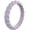 Amethyst Twist, variant on Women's Stackable Rubber Silicone Ring - Pearl Twist Silicone Ring Size 06