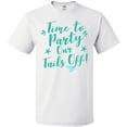 thumbnail image 3 of Inktastic Time to Party Our Tails off with Mermaid Tail on F T-Shirt, 3 of 5