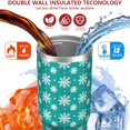 thumbnail image 3 of Christmas 30oz Handheld Travel Tumbler with Handle – Double Wall Stainless Steel Insulated Cup, Flip Straw Lid, Leak-Proof & BPA-Free for Hot and Cold Drinks – Durable Coffee & Juice Mug Black, 3 of 7