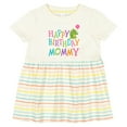 thumbnail image 3 of Inktastic Happy Birthday Mommy Party Girls Baby Dress, 3 of 5