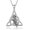 Raven Necklace, variant on 925 Sterling Silver Good Luck Irish Celtic Knot Necklaces Pendant Necklaces Celtic Jewelry for Women