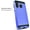 Blue, variant on Samsung Galaxy A21 Phone Case, 2-Piece Style Hybrid Shockproof Hard Case Cover (Rose Gold)