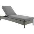 thumbnail image 1 of Crosley Bradenton Wicker Patio Chaise Lounge in Gray, 1 of 8